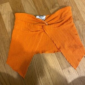 Princess Polly Bright Orange Tube Top